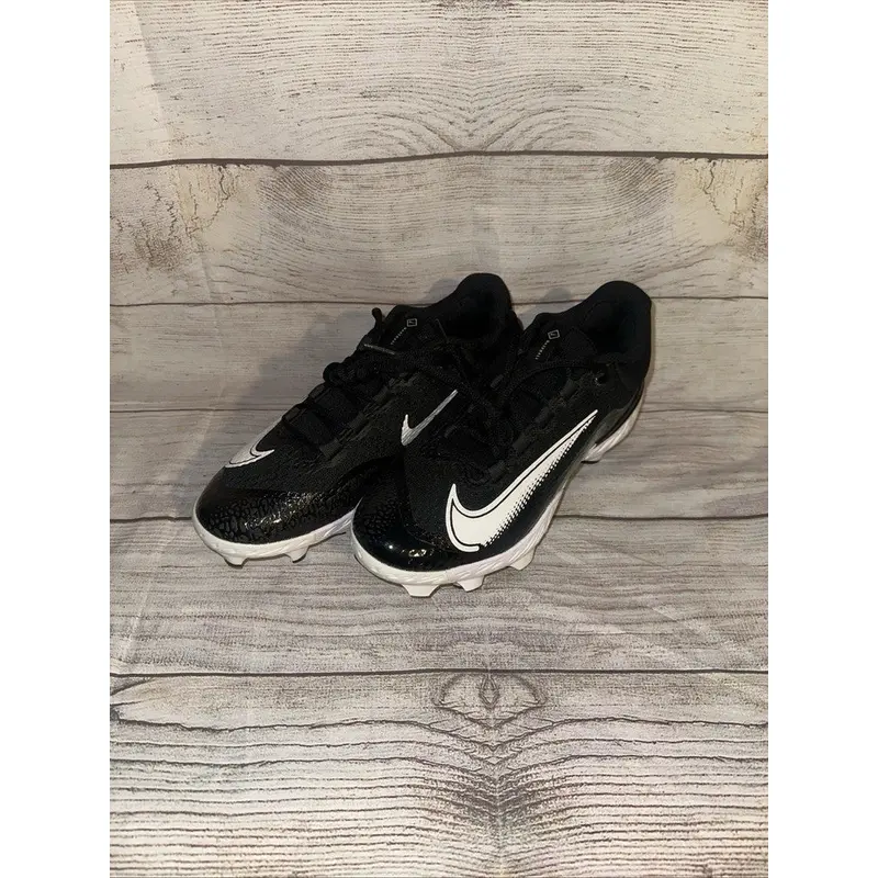 Nike Alpha Huarache Elite 4 Low MCS Baseball Cleats Black FD6221-001 Men Sz 8.5