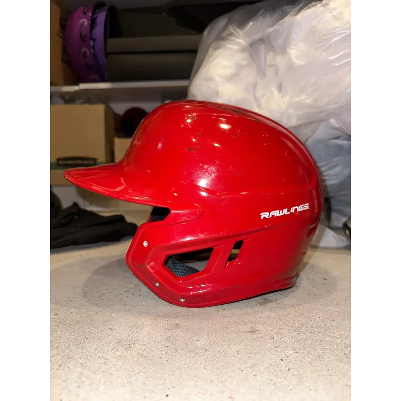 Used 6 3/8 - 7 1/8 Rawlings Mach Batting Helmet