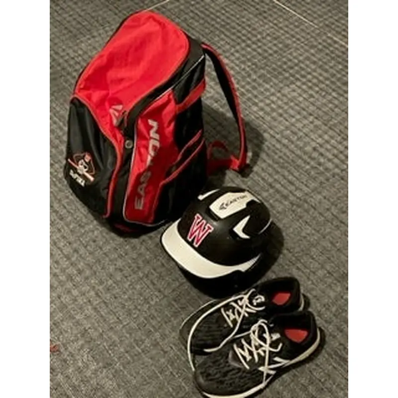 Baseball gear - Helmet, Shoes And Bag