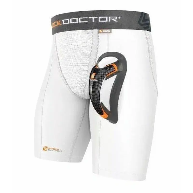 New Shock Doctor 254 Ultra Mens baseball sliding short with cup pocket Teen XL