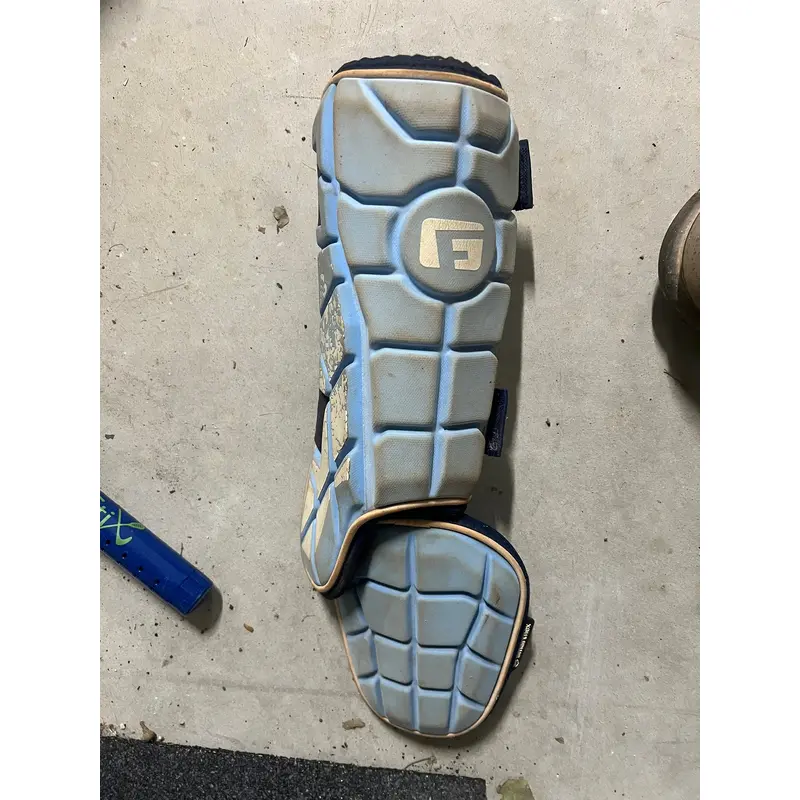 Blue Senior  Shin Guards (Used)