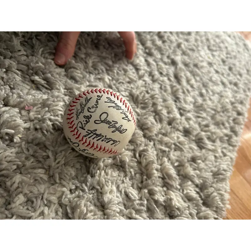 Signed Baseball By 1989 New York Yankees Team