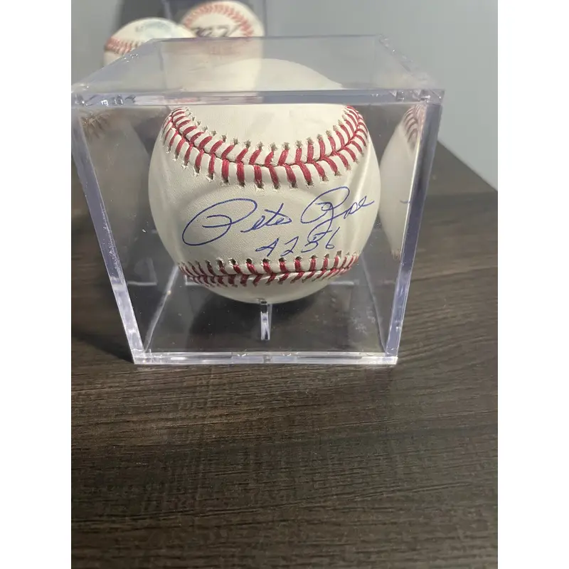 pete rose signed baseball