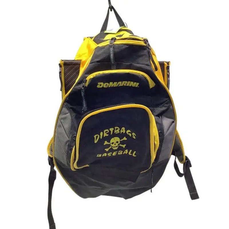 Used Demarini 2 BAT BACKPACK BB/SB Player Backpack Yellow 11347-S000253142