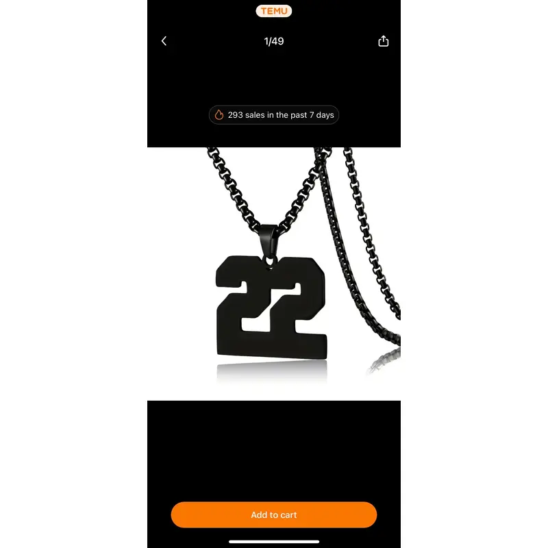 Number Necklace 20-39