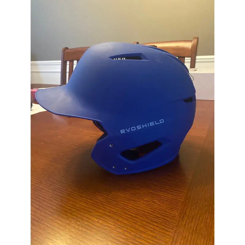 Evo shield batting helmet blue