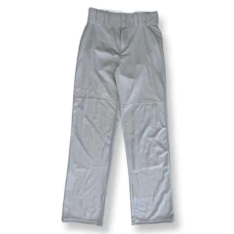 Mens Medium Alleson 605WLP Adult Relaxed Fit Grey Baseball Pants