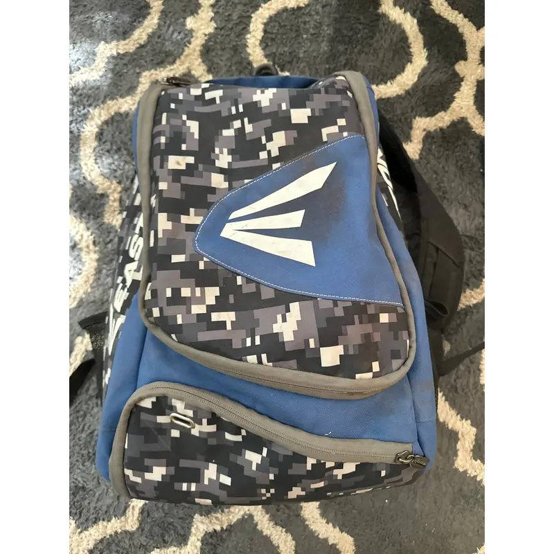 Used Easton Player Bag And Helmet