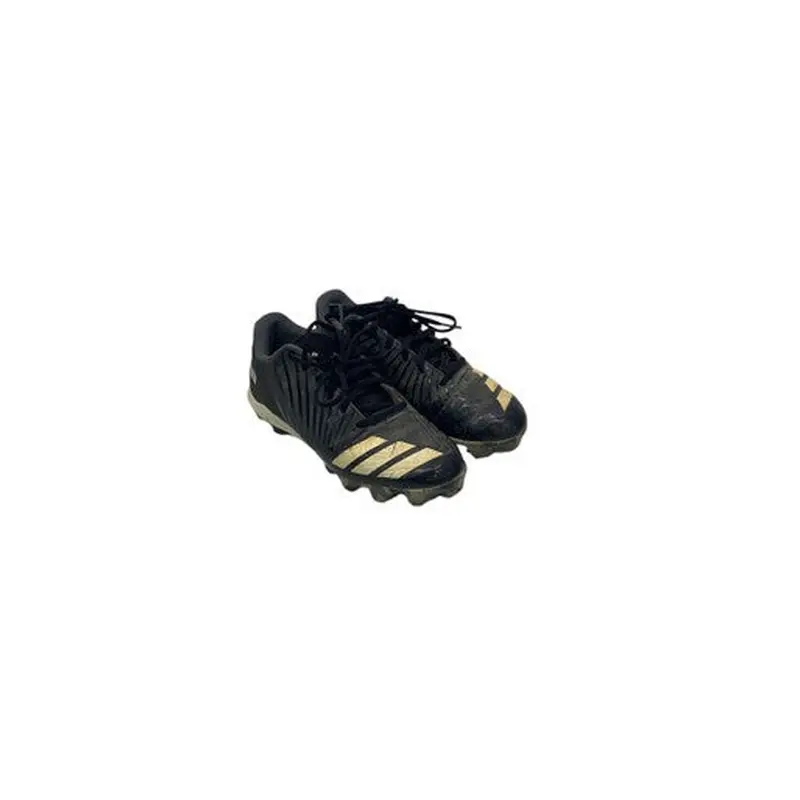 Used Adidas 3 BLACK STRIPE BB CLEATS BB/SB Cleats Black Junior 04.5 11347-S000231752