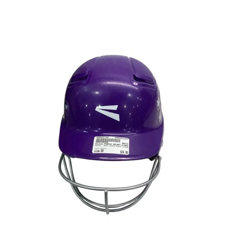 Used Easton PURPLE HELMET W/MASK Batting Helmet w/Mask Purple SM 11347-S000247145