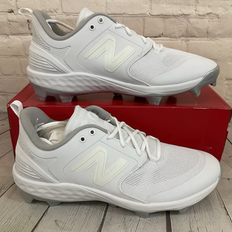 New Balance PL3000A6 Fresh Foam 3000 V6 Pearls Molded Baseball Cleat White US 16