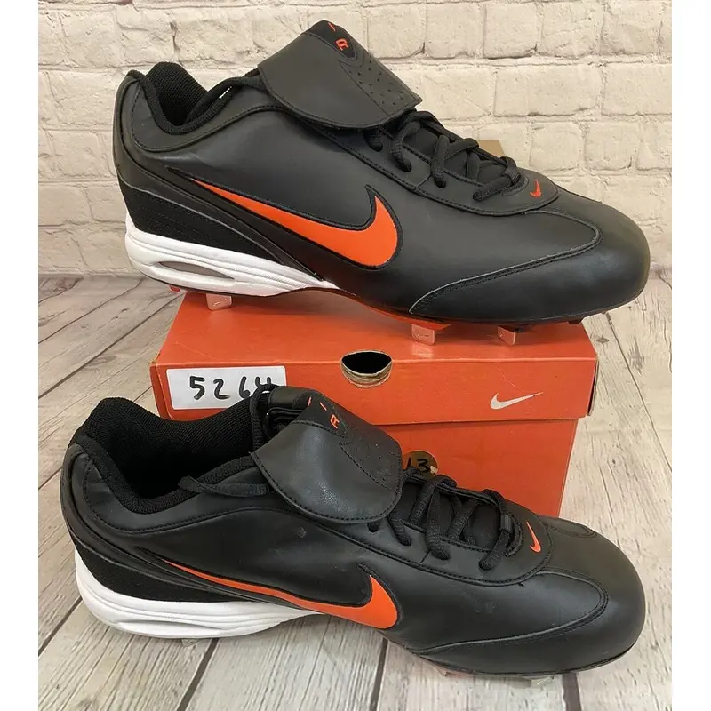 Nike 309410 081 Air Zoom Clipper Baseball Cleats Colors Black Game Orange US 13