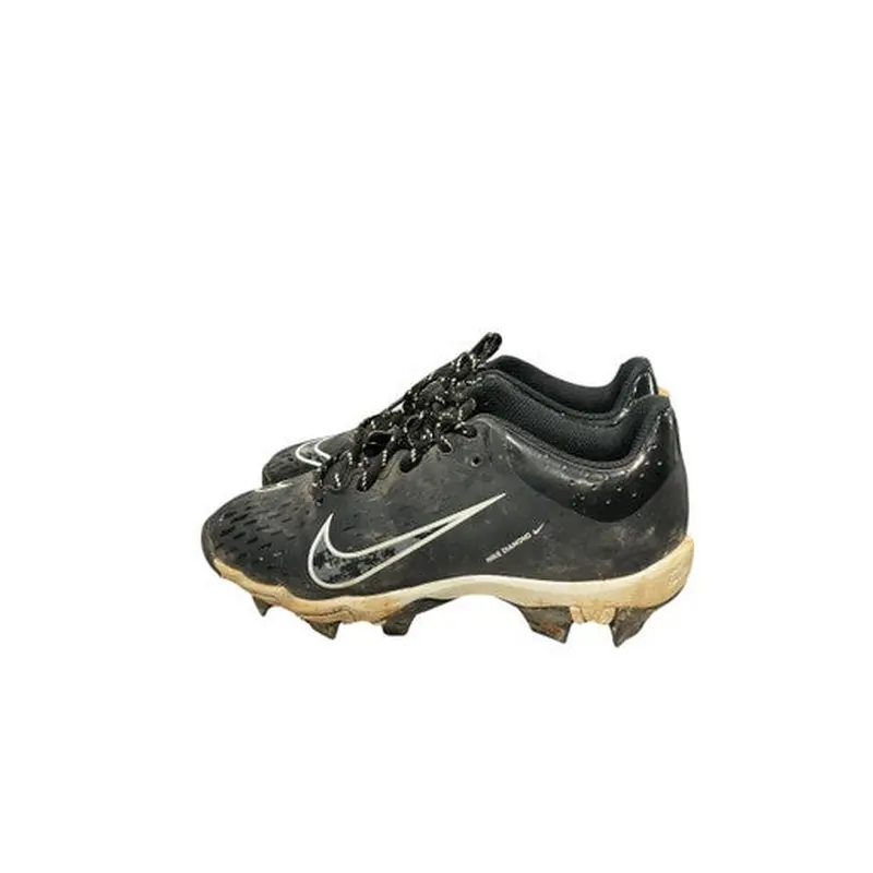 Used Nike DIAMOND BB/SB Cleats Black Junior 02.5 11834-S000039392