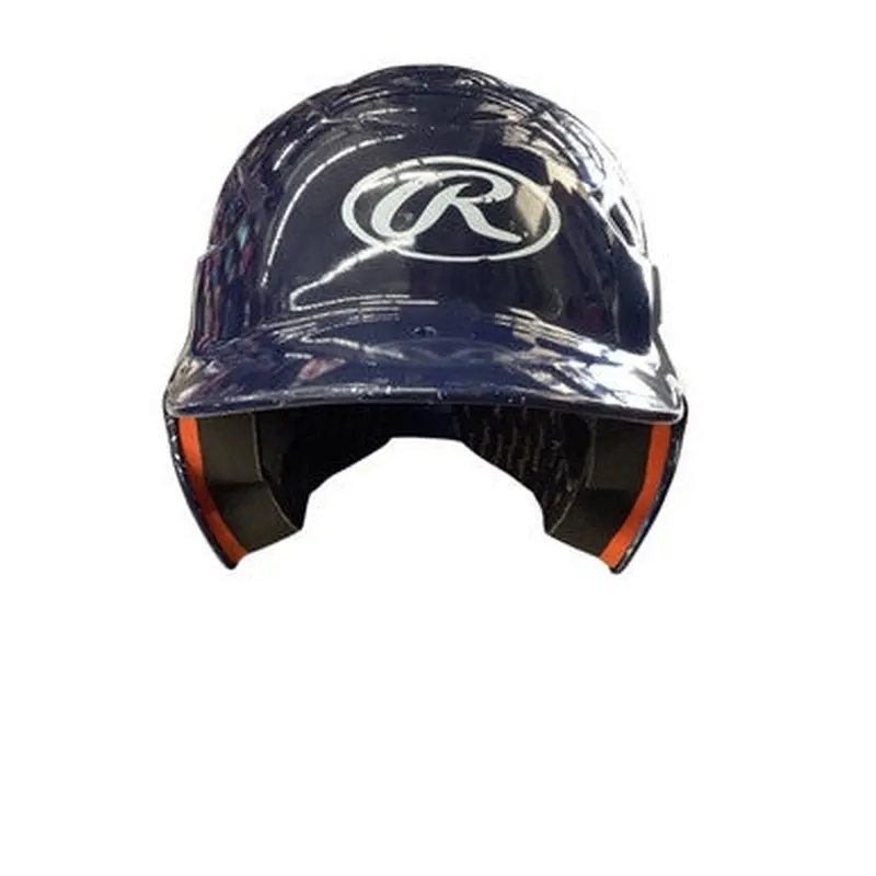 Used Rawlings BASEBALL HELMET Batting Helmet No Mask Navy Blue MD 11760-S000078894