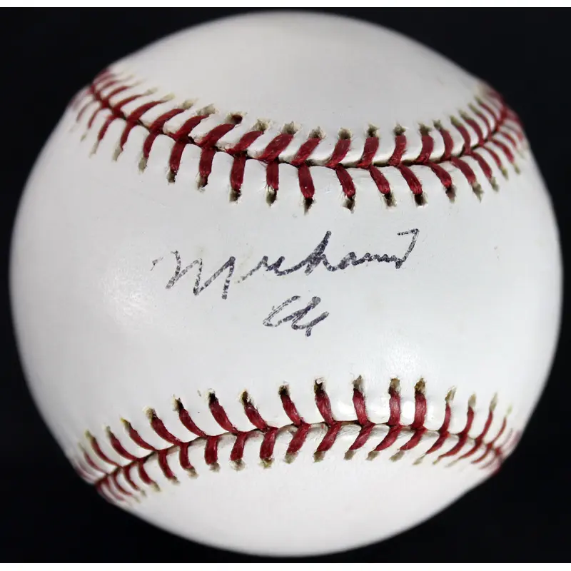 Muhammad Ali Signed Authentic OML 2003 World Series Baseball JSA #Z30353
