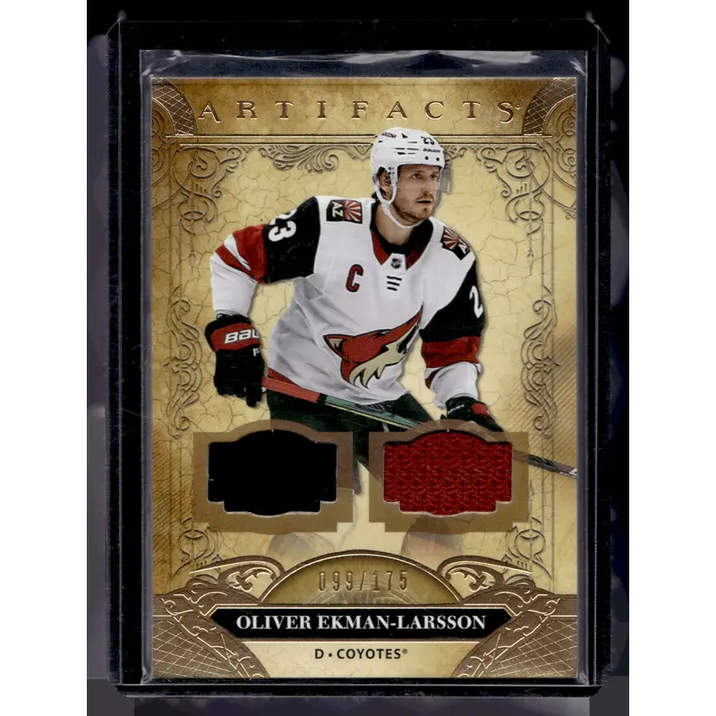 2020-21 Upper Deck Artifacts Material Gold Oliver Ekman-Larsson #73 99 /175