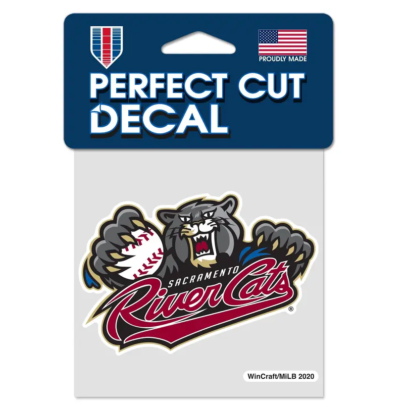 DECAL 4X4 PRIMARY, SACRAMENTO RIVER CATS