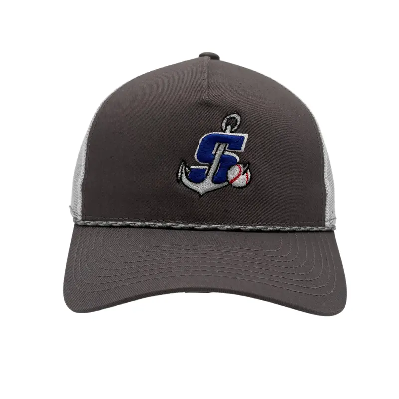 OC Grey/White Mesh S Anchor Snapback
