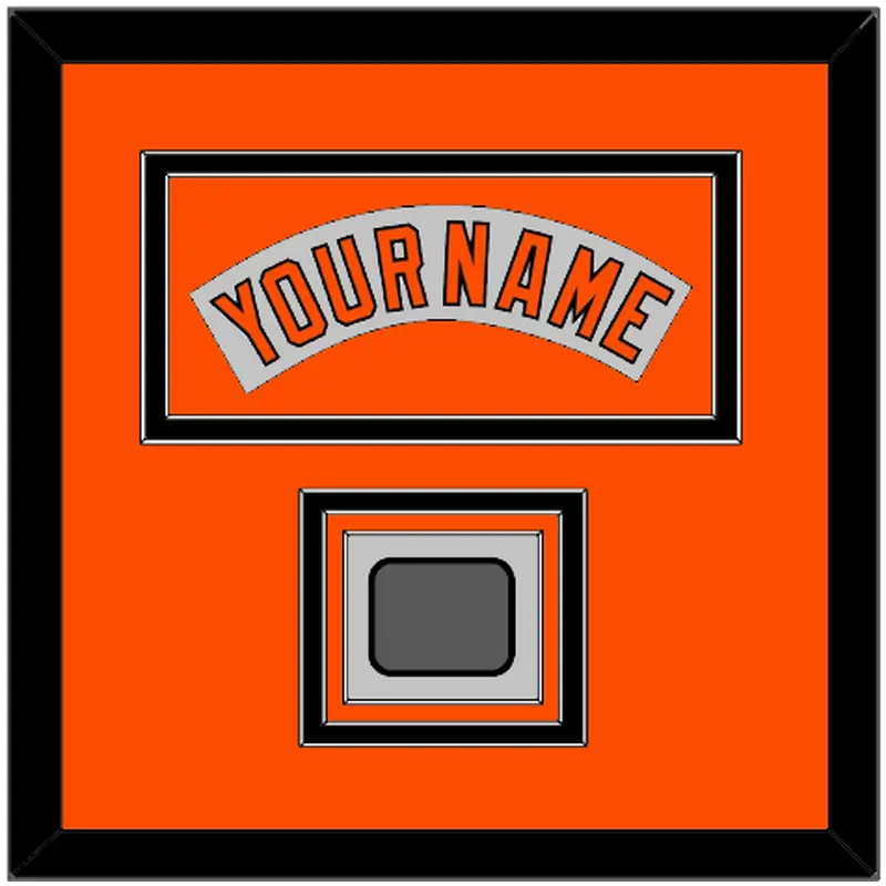 Baltimore Nameplate & World Series Jersey Patch - Road Gray (1978-1988) - Triple Mat 8