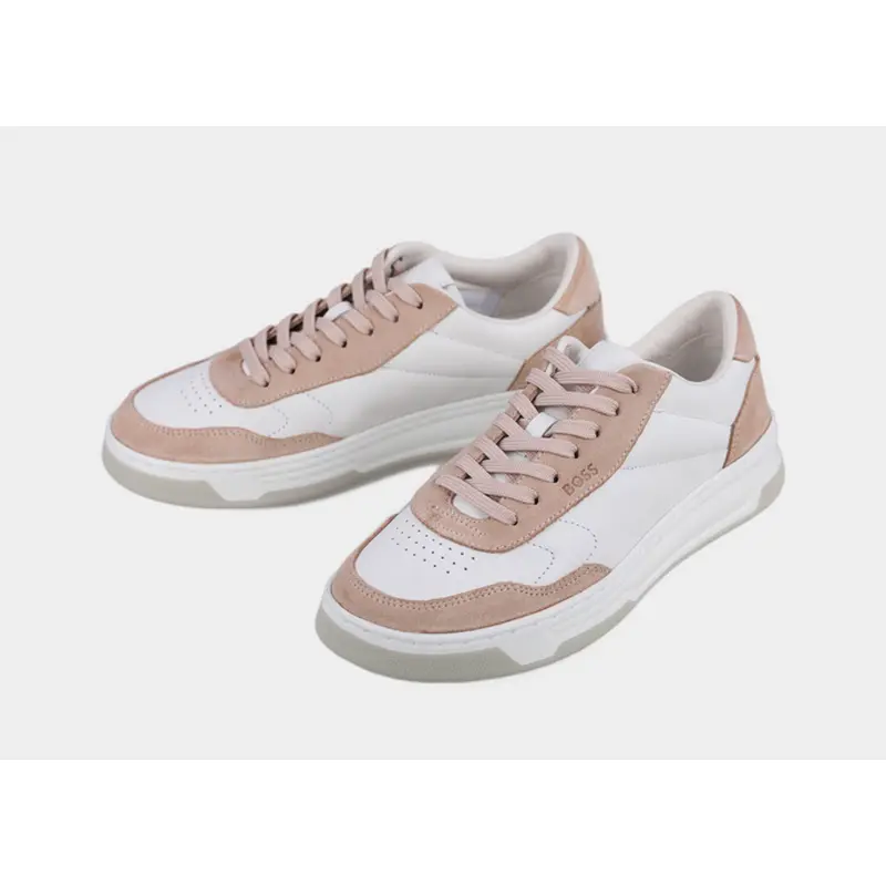 HUGO BOSS WOMENS SNEAKERS WHTIE BALTIMORE TENN SDNA2 50537894116