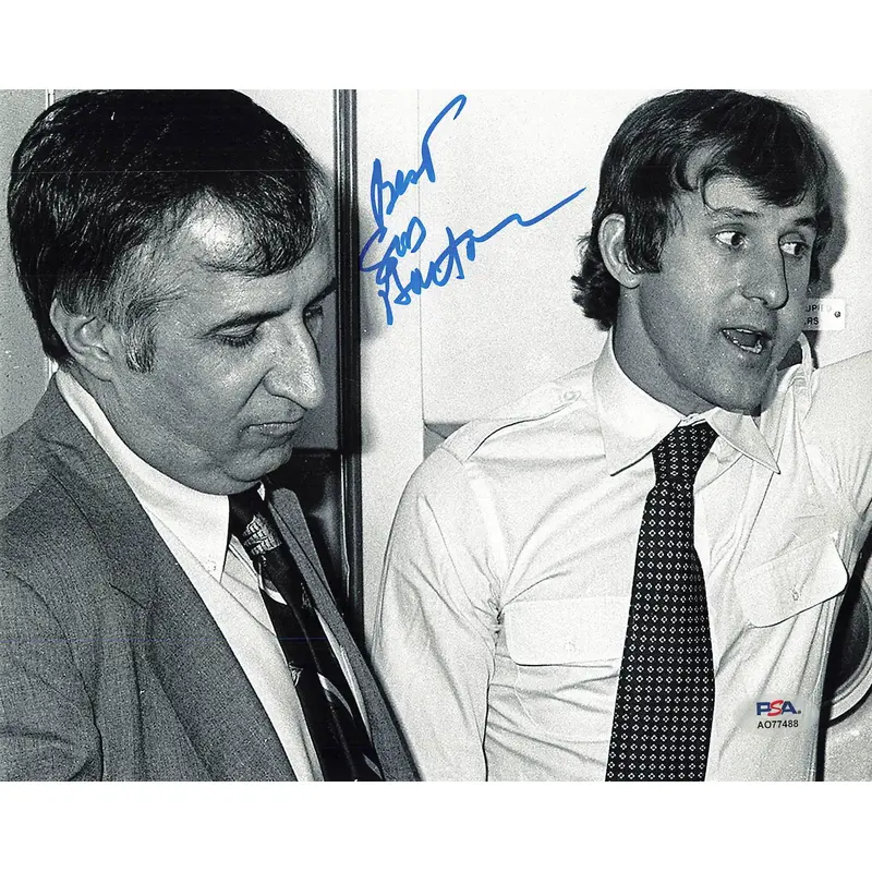 SID HARTMAN signed 8x10 photo PSA/DNA Autographed American Sports Writer