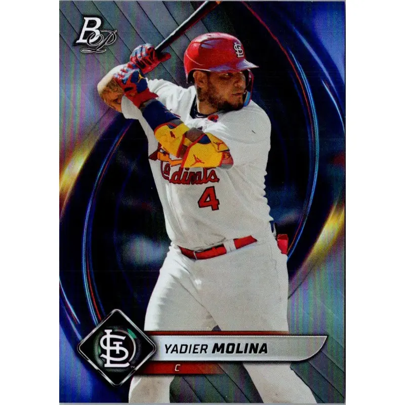 2022 Bowman Platinum Yadier Molina #93