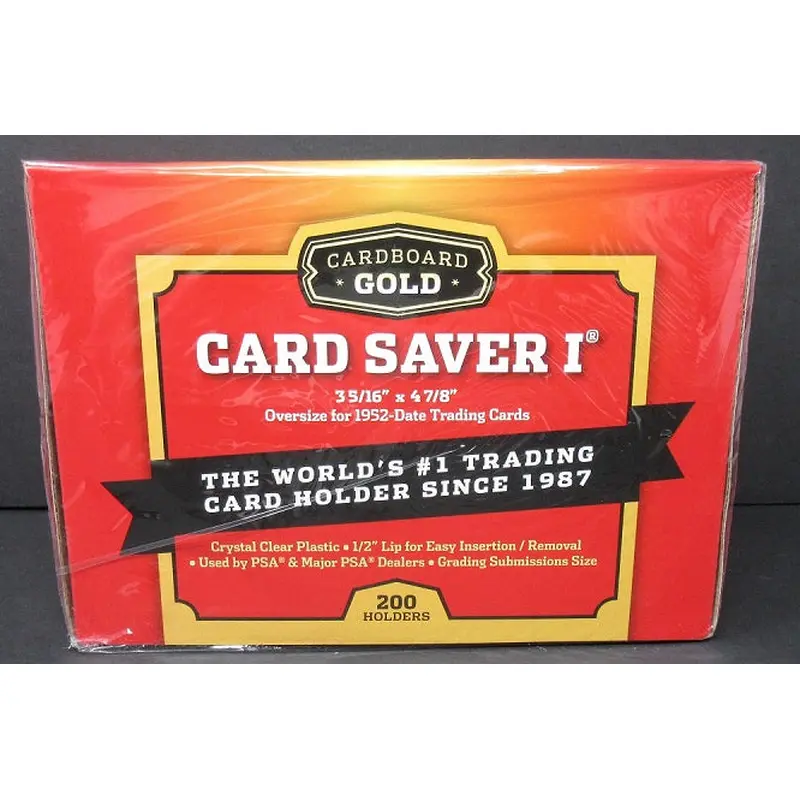 Cardboard Gold Card Saver I Box (200 Count)