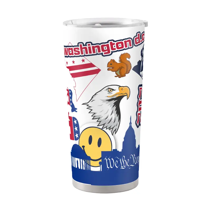 Washington DC 20oz Native Powder Coat Tumbler