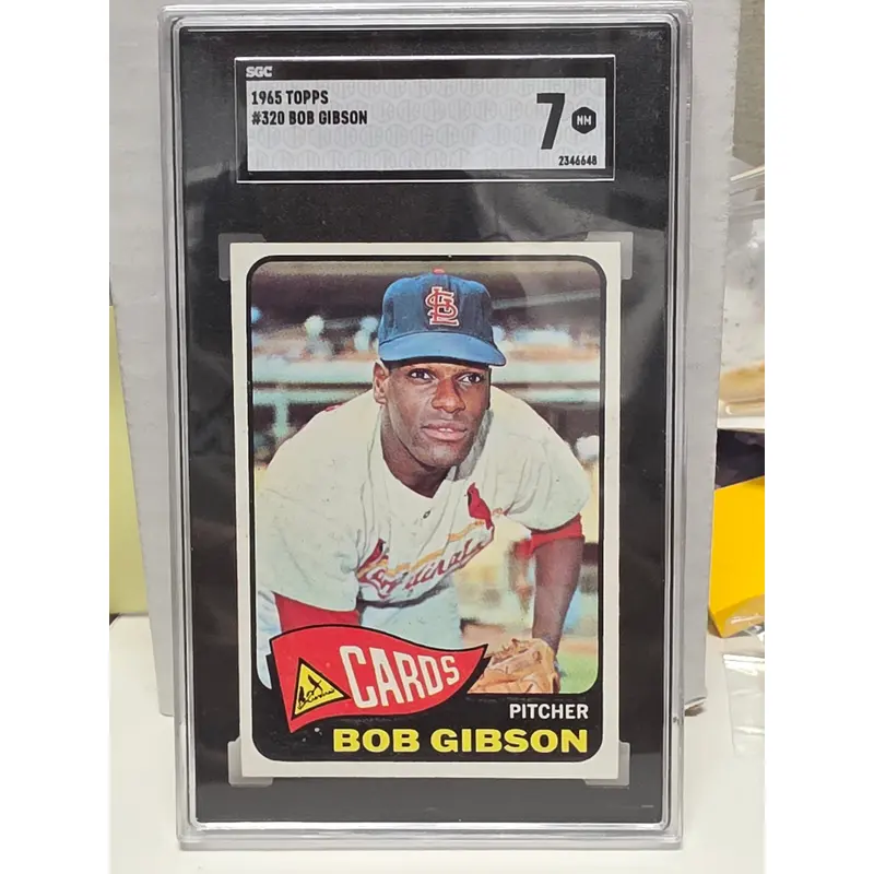 Bob Gibson 1965 Topps #320 SGC 7 Near Mint