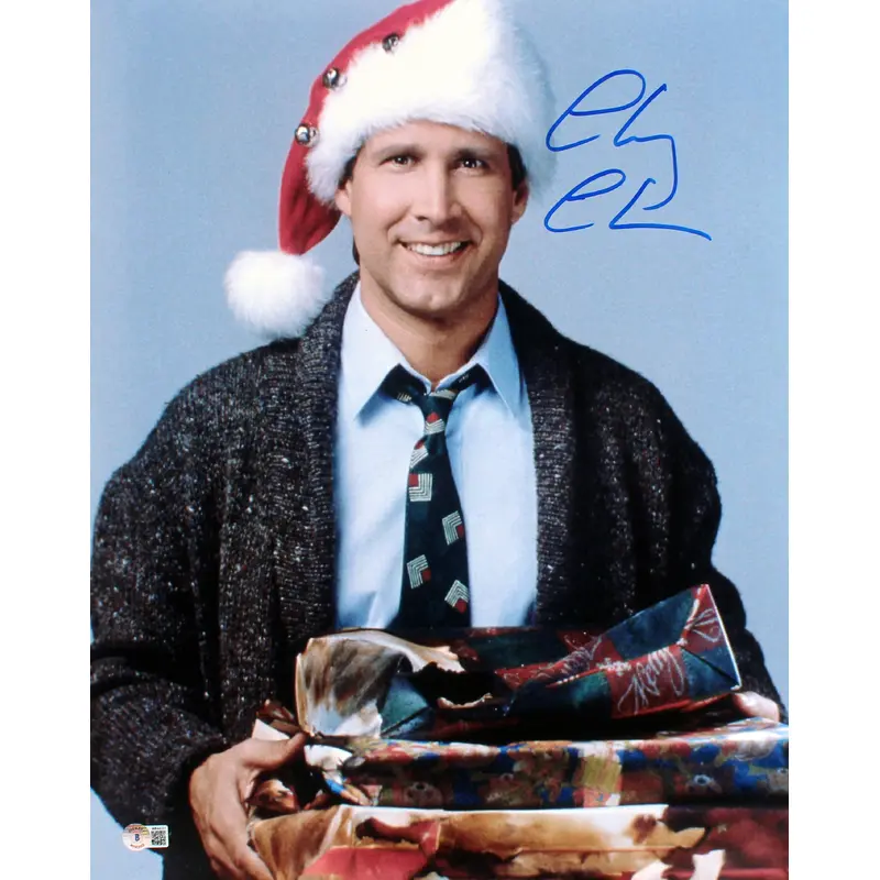 Chevy Chase Christmas Vacation Authentic Signed 16x20 Photo BAS Witness #WR44371