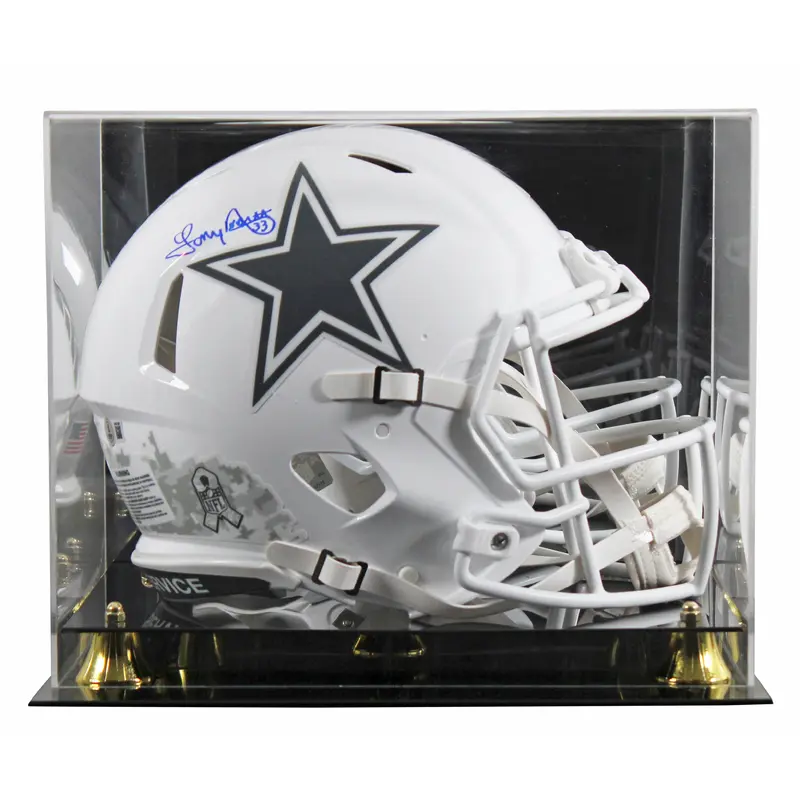 Cowboys Tony Dorsett Signed STS III Full Size Speed Proline Helmet W/ Case BAS W