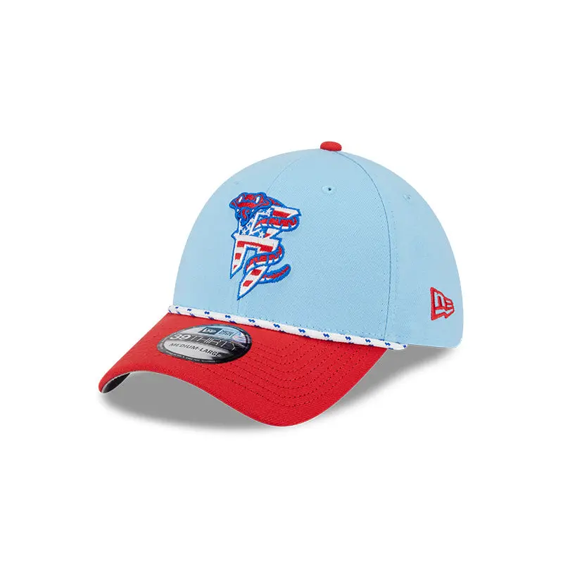 Timber Rattlers New Era 4th of July 3930 Stretch Fit Hat