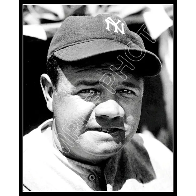 Babe Ruth 8X10 Photo - New York Yankees - 654
