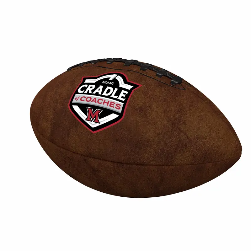Miami Ohio Cradle of Coaches Full Size Composite Football