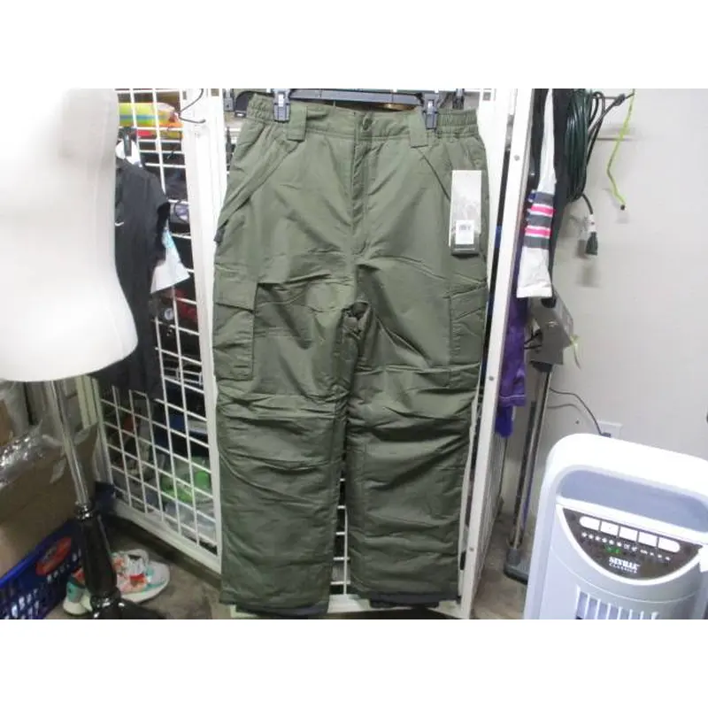 New Sportcaster Men's Cargo Snow Pant Olive Drab Size XL