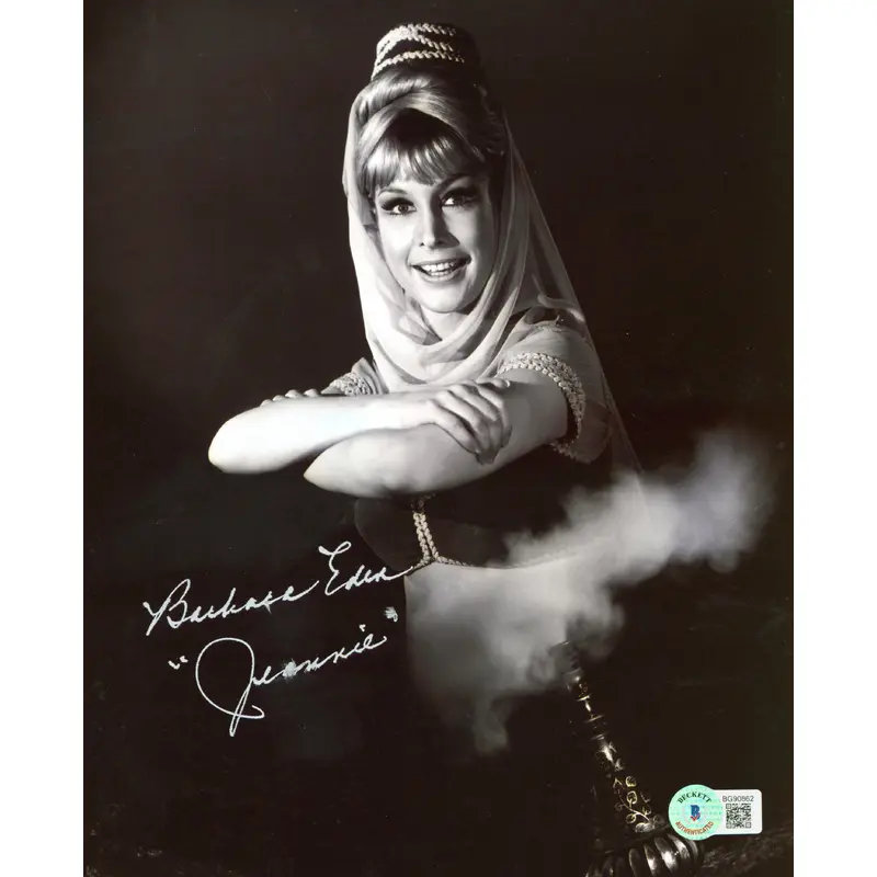 Barbara Eden I Dream of Jeannie "Jeannie" Signed 8x10 Sexy Photo BAS #BG90862