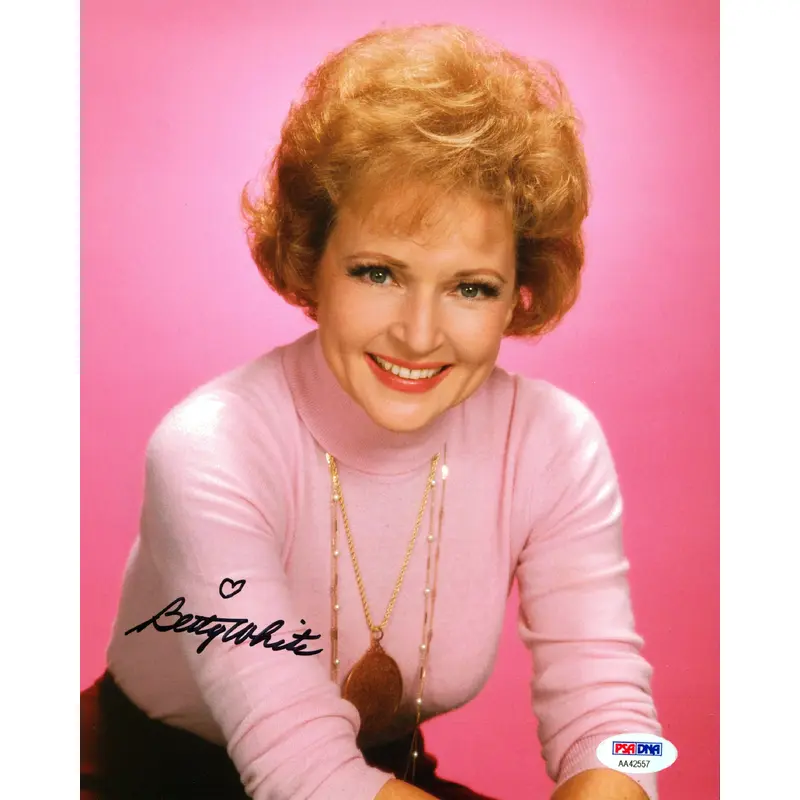 Betty White The Golden Girls Authentic Signed 8x10 Photo PSA/DNA #AA42557
