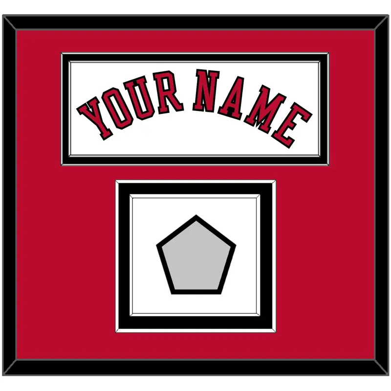 Chicago Name & Champions Trophy Patch - Home White (1986-2017) - Double Mat 2