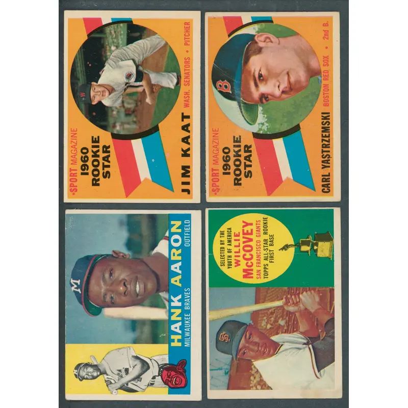 1960 Topps Baseball Complete Set (572) VG/EX (22-006)