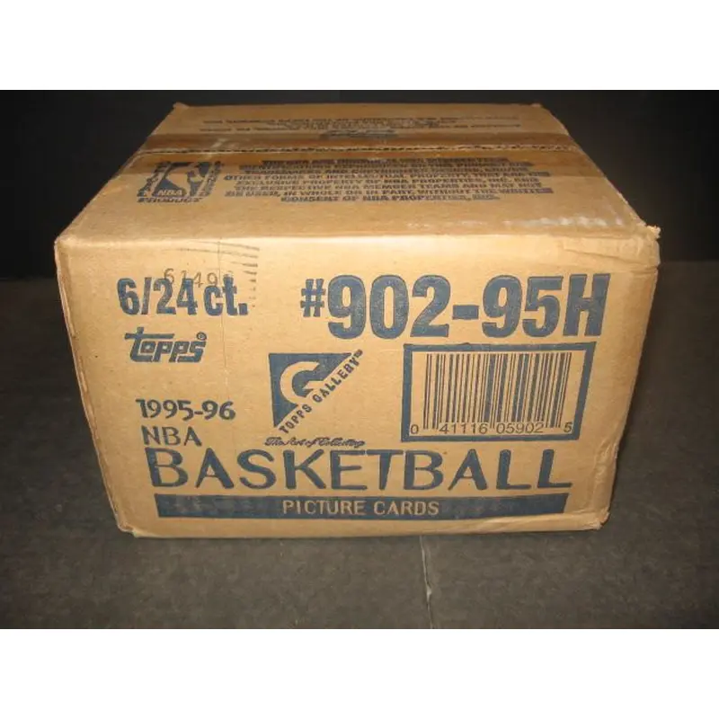 1995/96 Topps Gallery Basketball Case (Hobby) (6 Box)