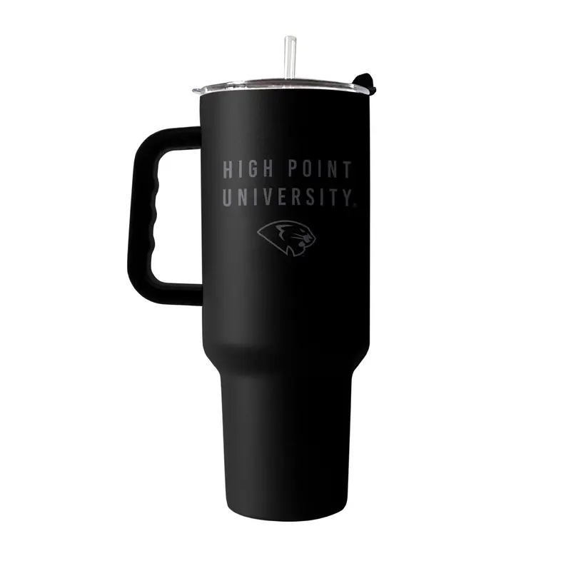 High Point 40oz Black Tonal Powder Coat Tumbler