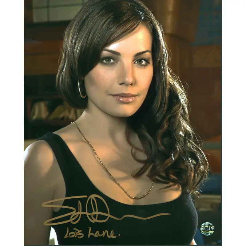 Erica Durance Smallville "Lois Lane" Signed 8x10 Photo Wizard World #020981