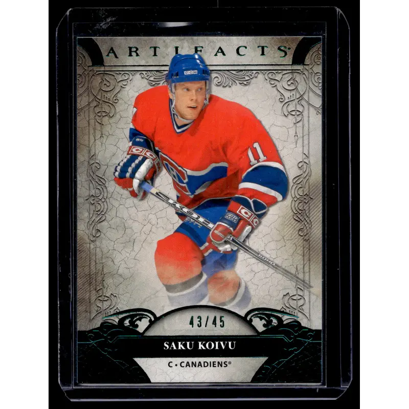2020-21 Upper Deck Artifacts - Aqua - Legends - Saku Koivu #154 /45