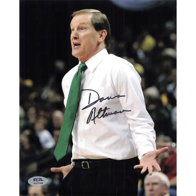 Dana Altman signed 8x10 photo PSA/DNA Oregon Autographed