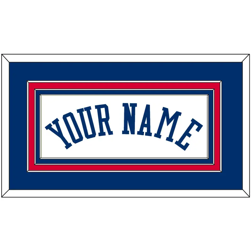 Philadelphia Name - Home White (1978-1991) - Triple Mat 2