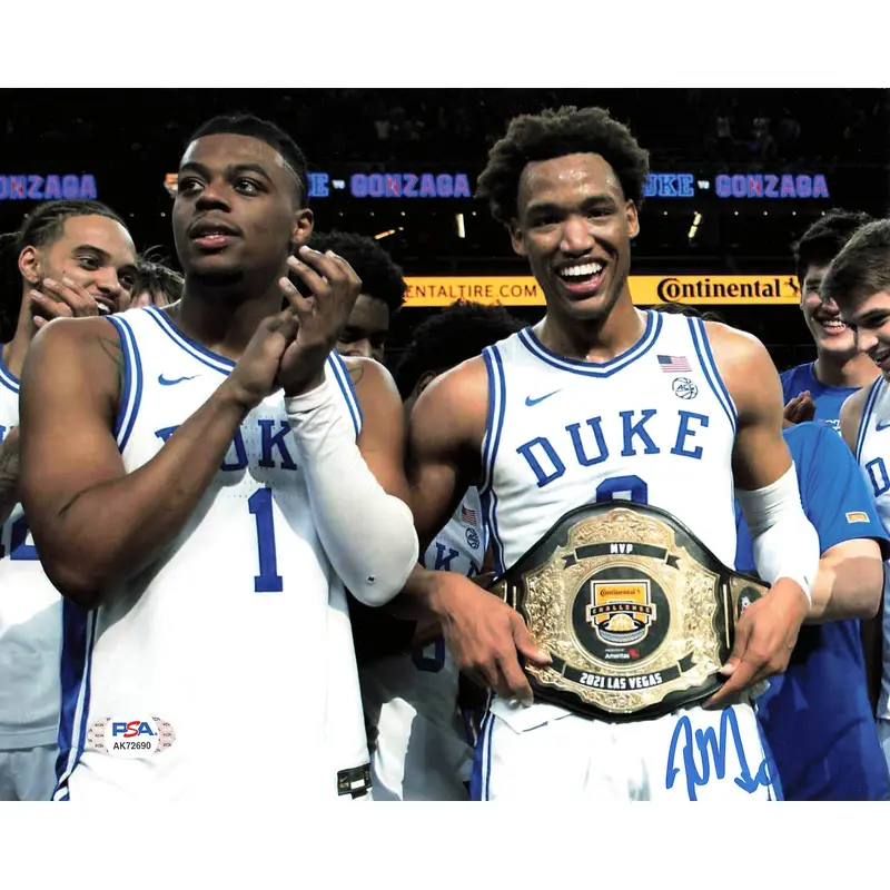 WENDELL MOORE signed 8x10 Photo PSA/DNA Duke Blue Devils Autographed