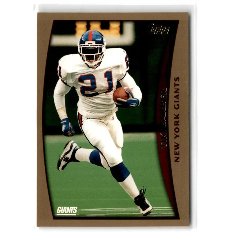 1997 Playoff Contenders Rookie Wave Pennants Felt Tiki Barber #4