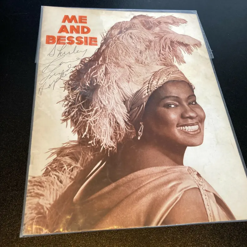 Linda Hopkins Me And Bessie Signed Vintage Music Magazine