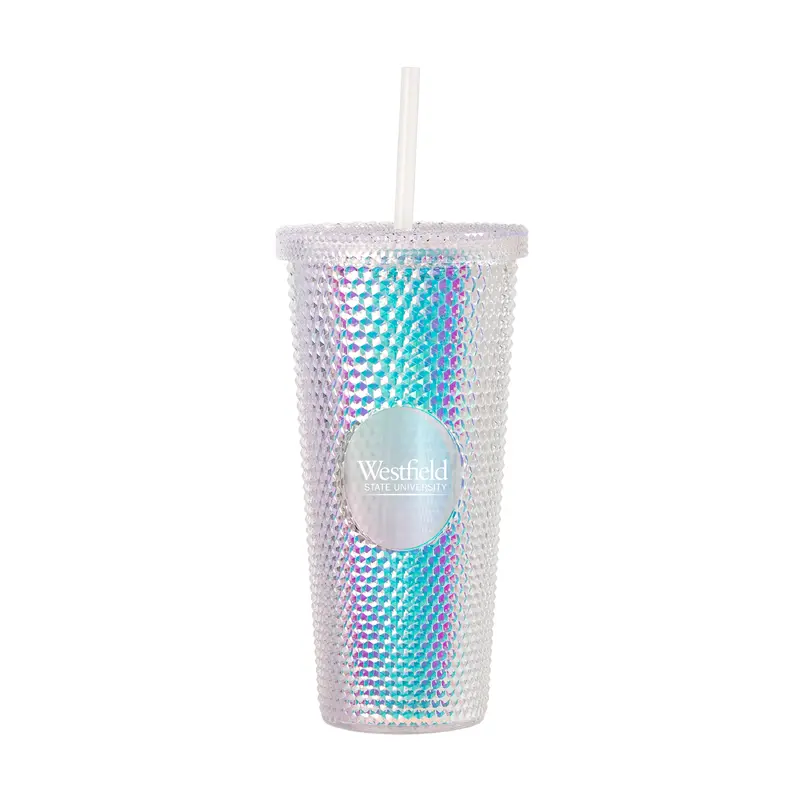 Westfield State University 24oz Iridescent Studded Tumbler