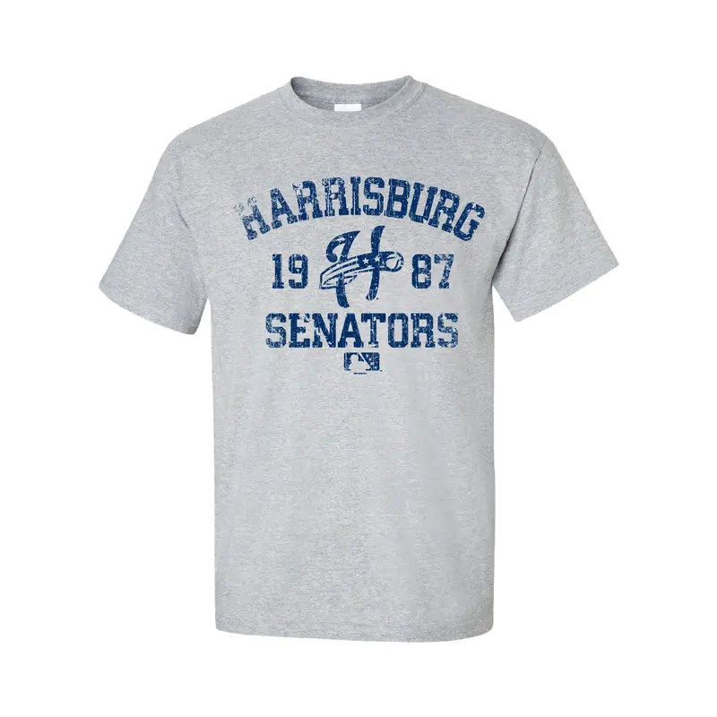 Harrisburg Senators Gray Backbow Tee